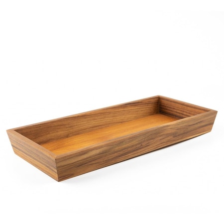 Homeroots Traditional Solid Teak Vanity Tray, Brown 475862